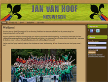 Tablet Screenshot of janvanhoof.com